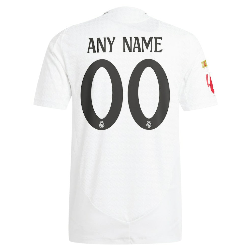 Adidas - Real Madrid 2024/25 Home Custom Jersey - White