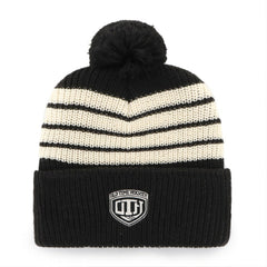 Boston Bruins '47 Old Time Hockey Barn Cuffed Knit Hat with Pom - Black | 47 brand near me