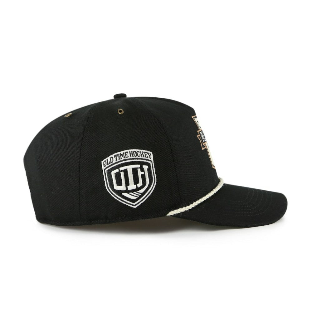 Boston Bruins '47 Old Time Hockey Rafter Sure Shot Hitch Adjustable Hat - Black | 47 brand online