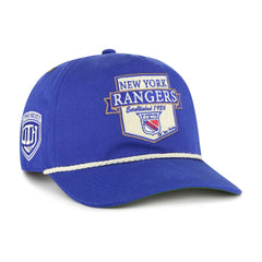 New York Rangers '47 Old Time Hockey Rafter Sure Shot Hitch Adjustable Hat - Blue | 47 brand on sale
