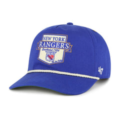 New York Rangers '47 Old Time Hockey Rafter Sure Shot Hitch Adjustable Hat - Blue | 47 brand on sale