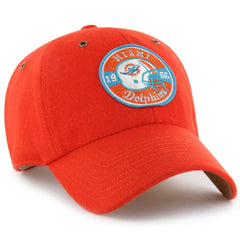 Miami Dolphins Stoney Clover Lane x '47 Unisex Field Goal Clean Up Adjustable Hat - Orange - 47 brand