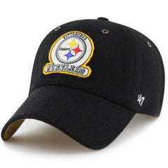 Pittsburgh Steelers Stoney Clover Lane x '47 Unisex Field Goal Clean Up Adjustable Hat - Black - 47 brand