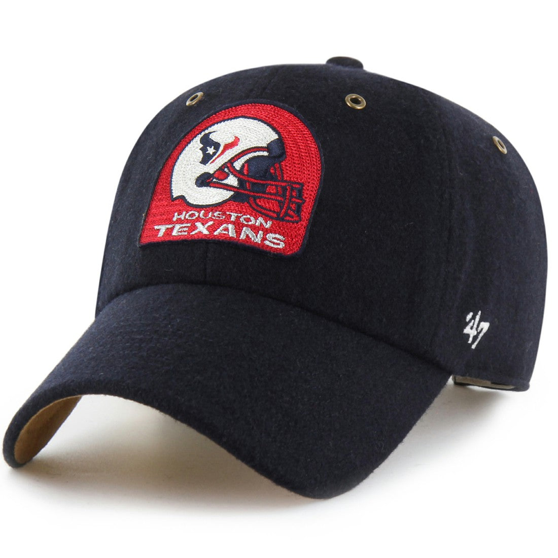 Houston Texans Stoney Clover Lane x '47 Unisex Field Goal Clean Up Adjustable Hat - Navy - 47 brand