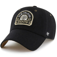 New Orleans Saints Stoney Clover Lane x '47 Unisex Field Goal Clean Up Adjustable Hat - Black - 47 brand