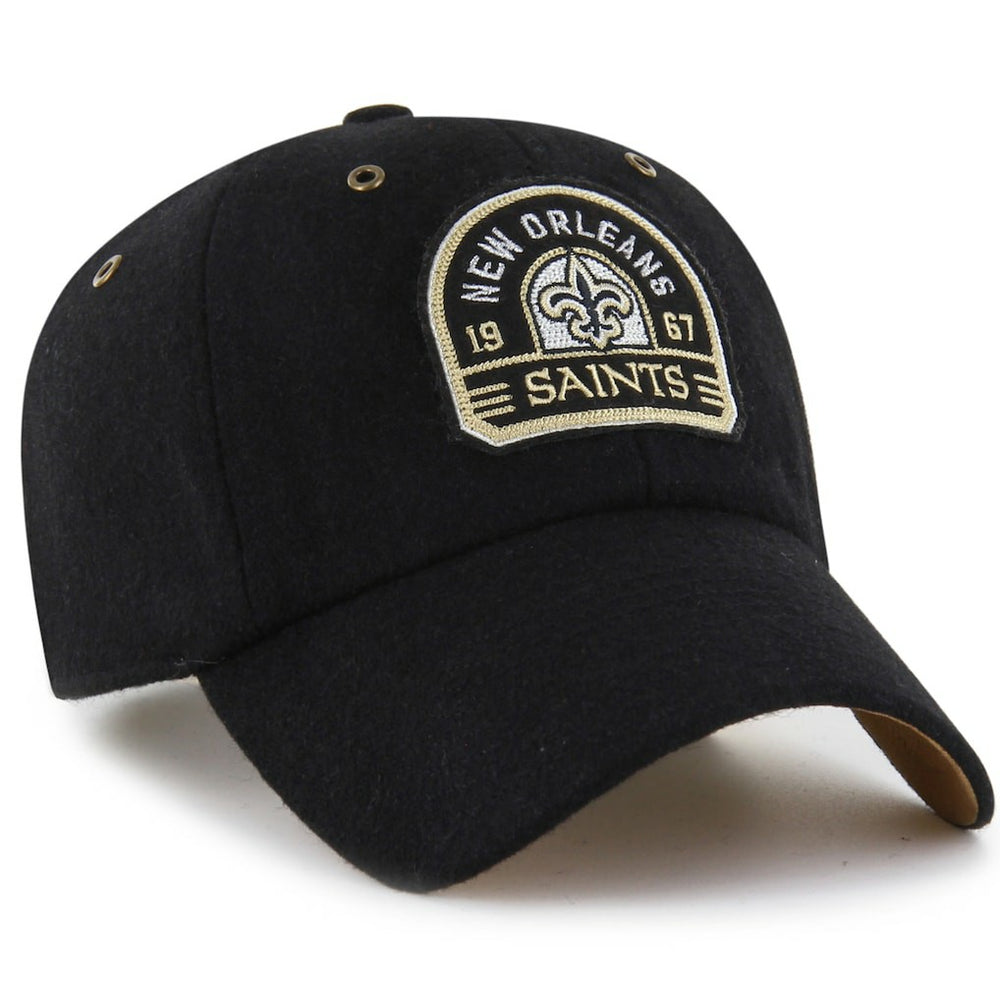 New Orleans Saints Stoney Clover Lane x '47 Unisex Field Goal Clean Up Adjustable Hat - Black - 47 brand