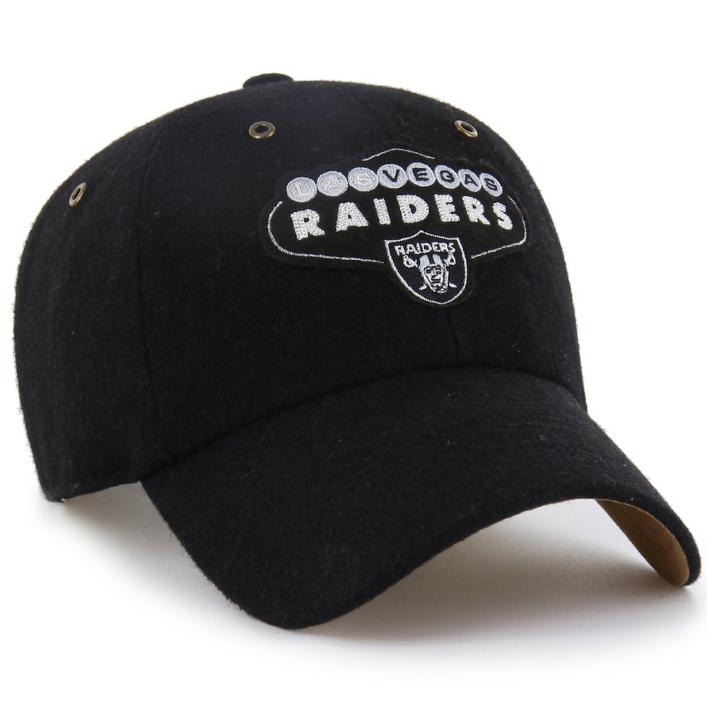 Las Vegas Raiders Stoney Clover Lane x '47 Unisex Field Goal Clean Up Adjustable Hat - Black - 47 brand