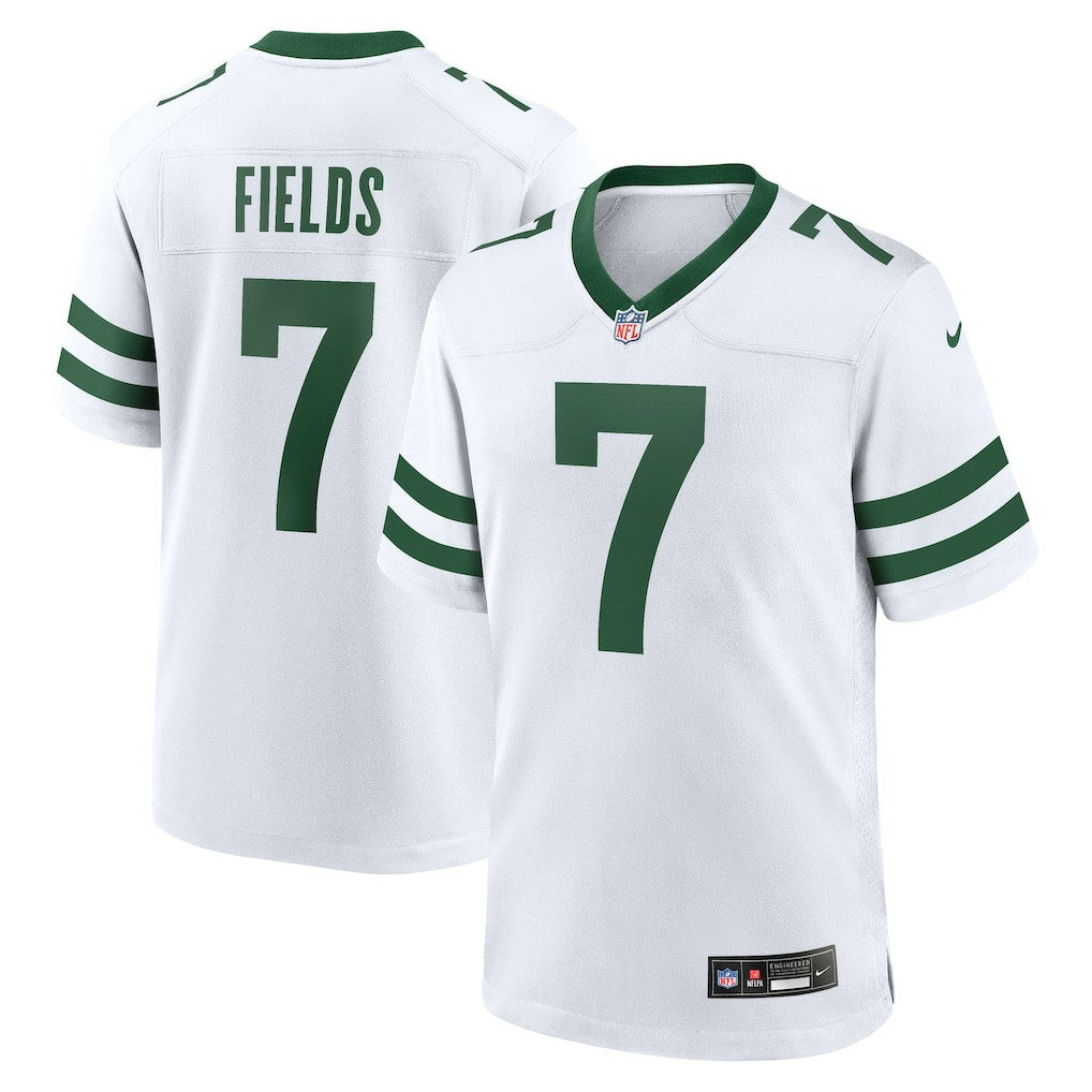 Justin Fields New York Jets Game Jersey - Legacy White - Nike