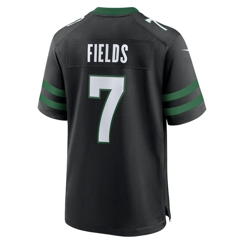 Justin Fields New York Jets Game Jersey - Stealth Black - Nike