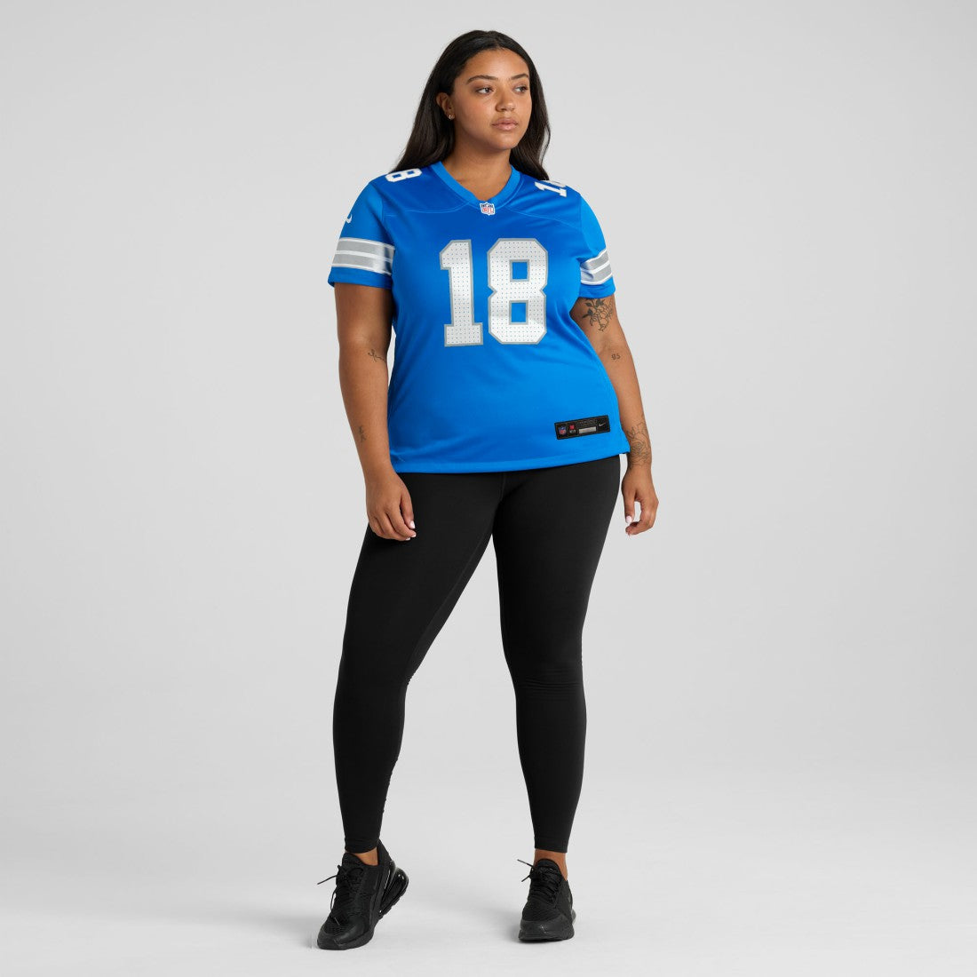 Isaac TeSlaa Detroit Lions Women's Game Player Jersey - Blue - Nike