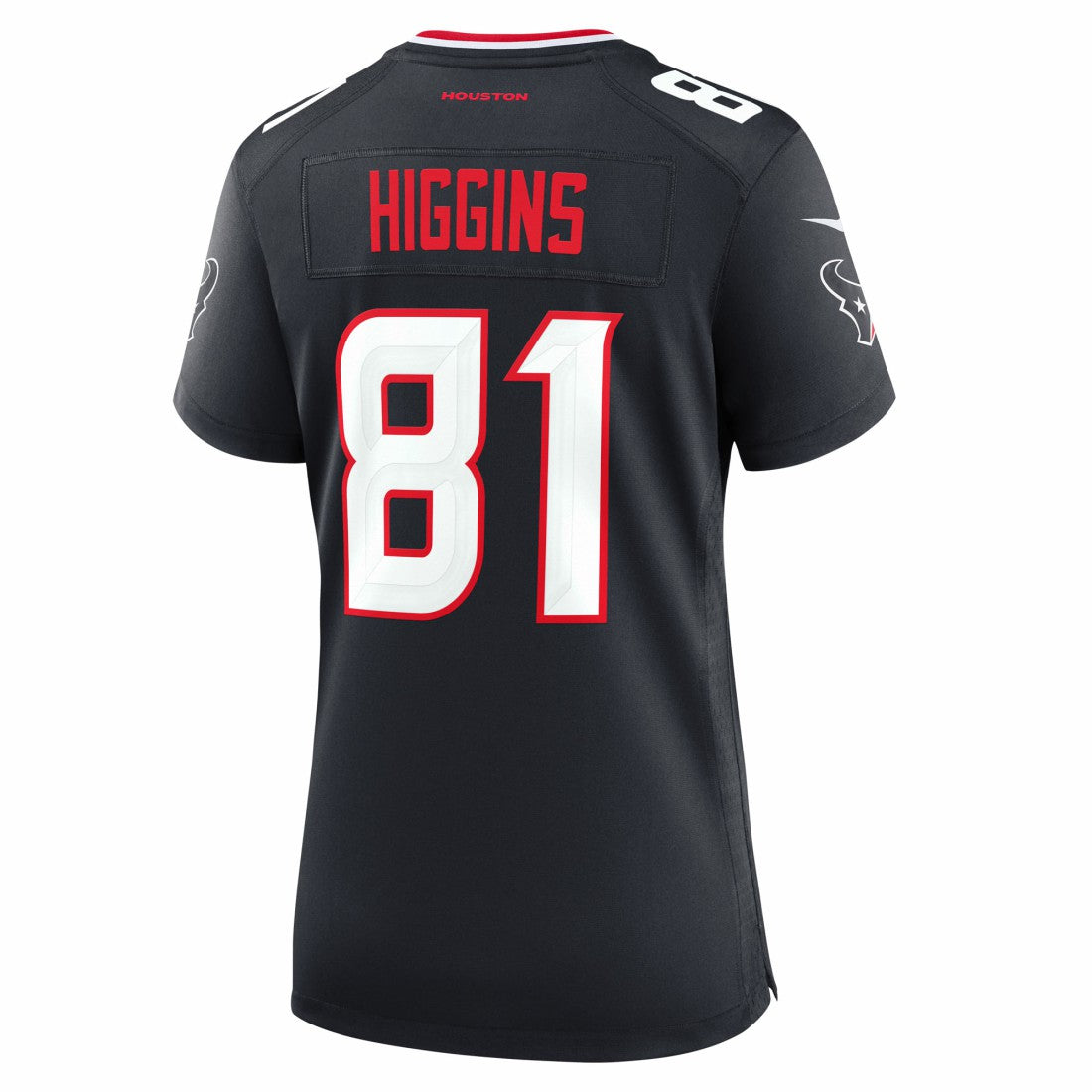 Jayden Higgins Houston Texans Women's Game Jersey - Navy - Nike
