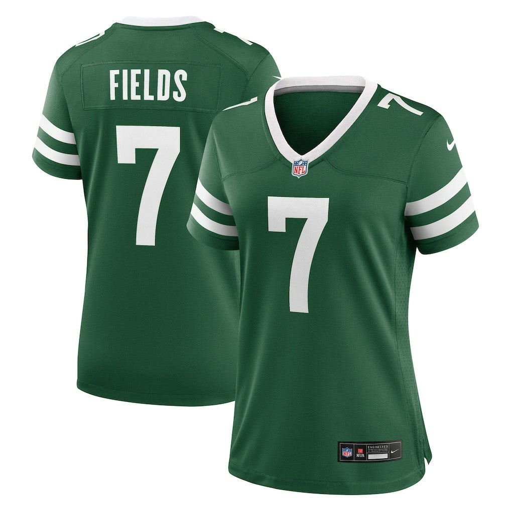Justin Fields New York Jets Women's Game Jersey - Legacy Green - Nike