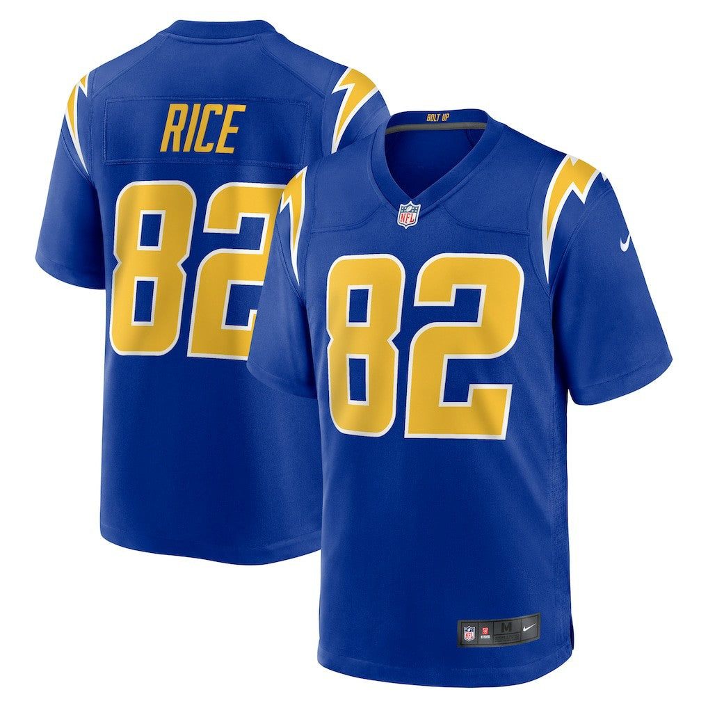 Brenden Rice Los Angeles Chargers 2nd Alternate Game Player Jersey - Royal - Nike