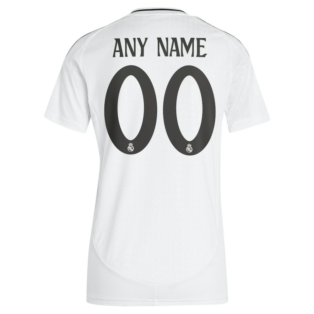 Adidas - Real Madrid Women's 2024/25 Home Replica Custom Jersey - White