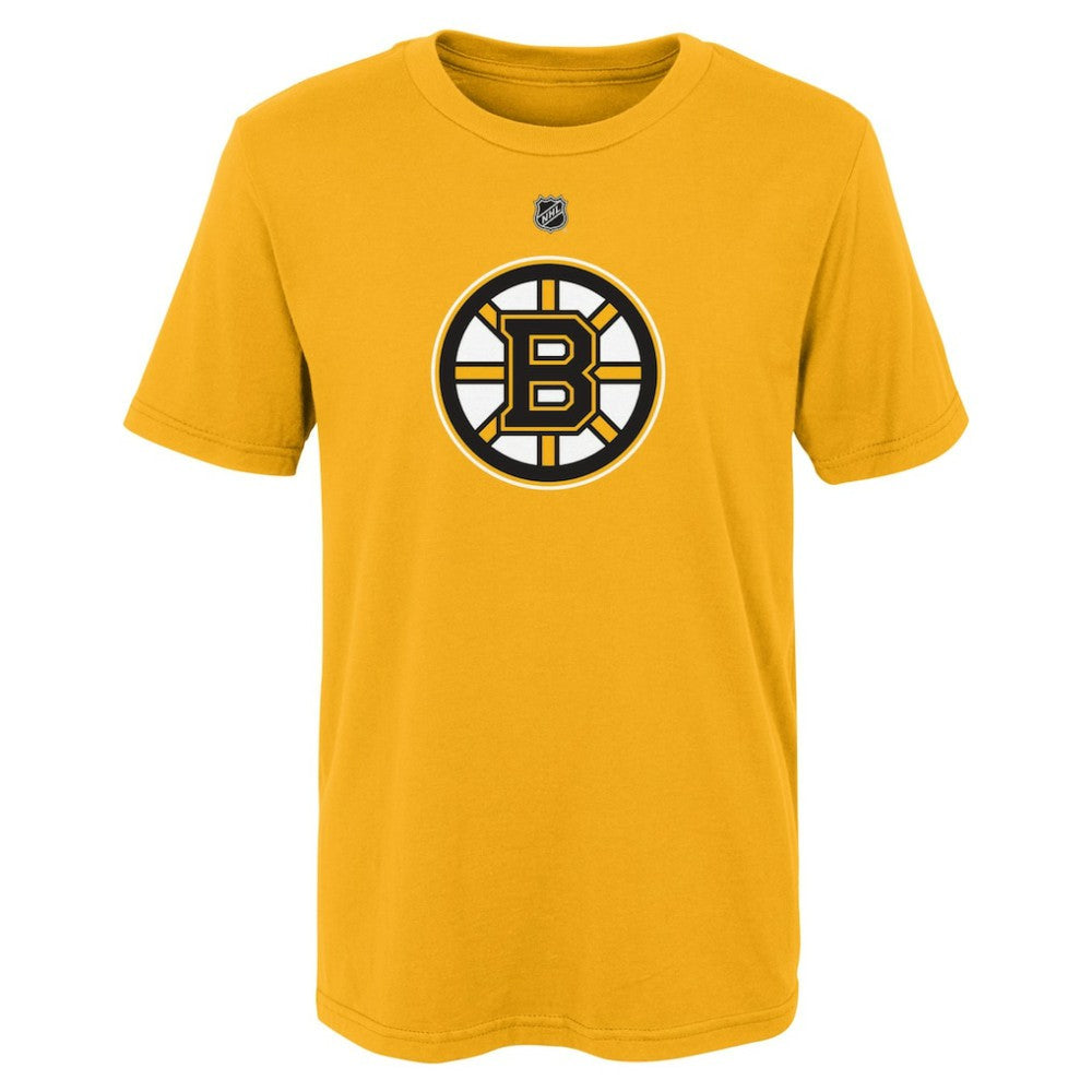 Boston Bruins Youth Primary Logo T-Shirt - Gold | NHL Clearance