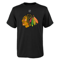 Chicago Blackhawks Youth Primary Logo T-Shirt - Black | NHL discount