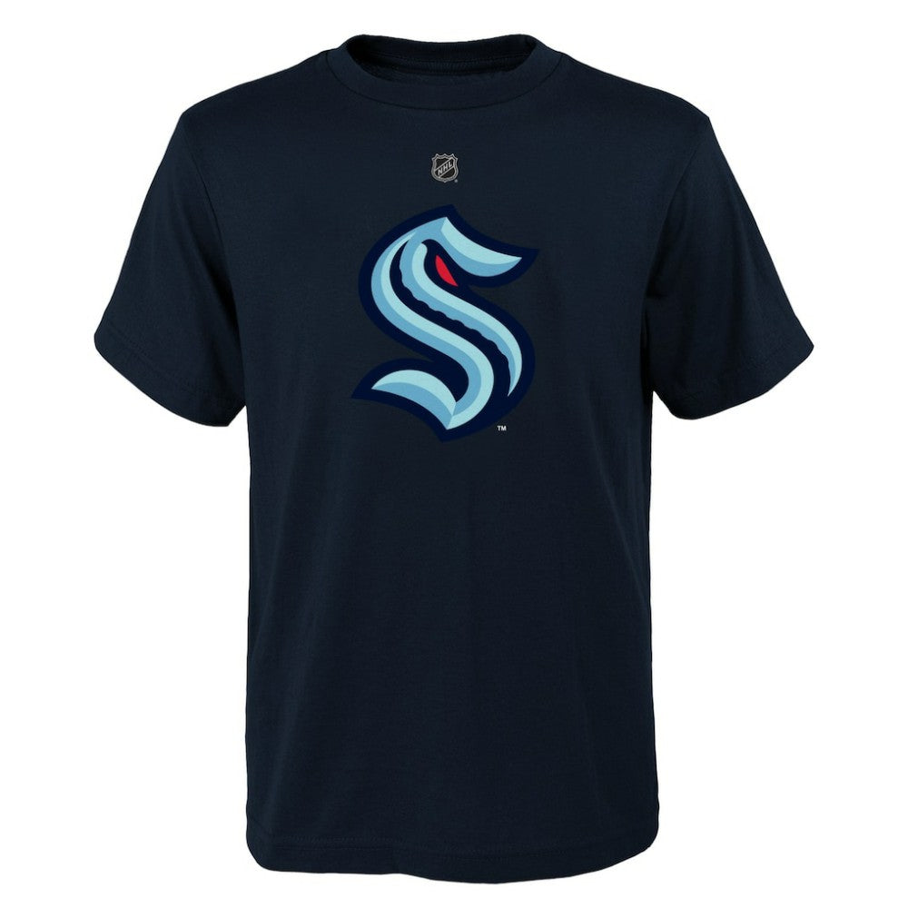 Seattle Kraken Youth Primary Logo T-Shirt - Deep Sea Blue | NHL near me