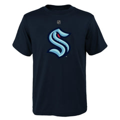 Seattle Kraken Youth Primary Logo T-Shirt - Deep Sea Blue | NHL near me