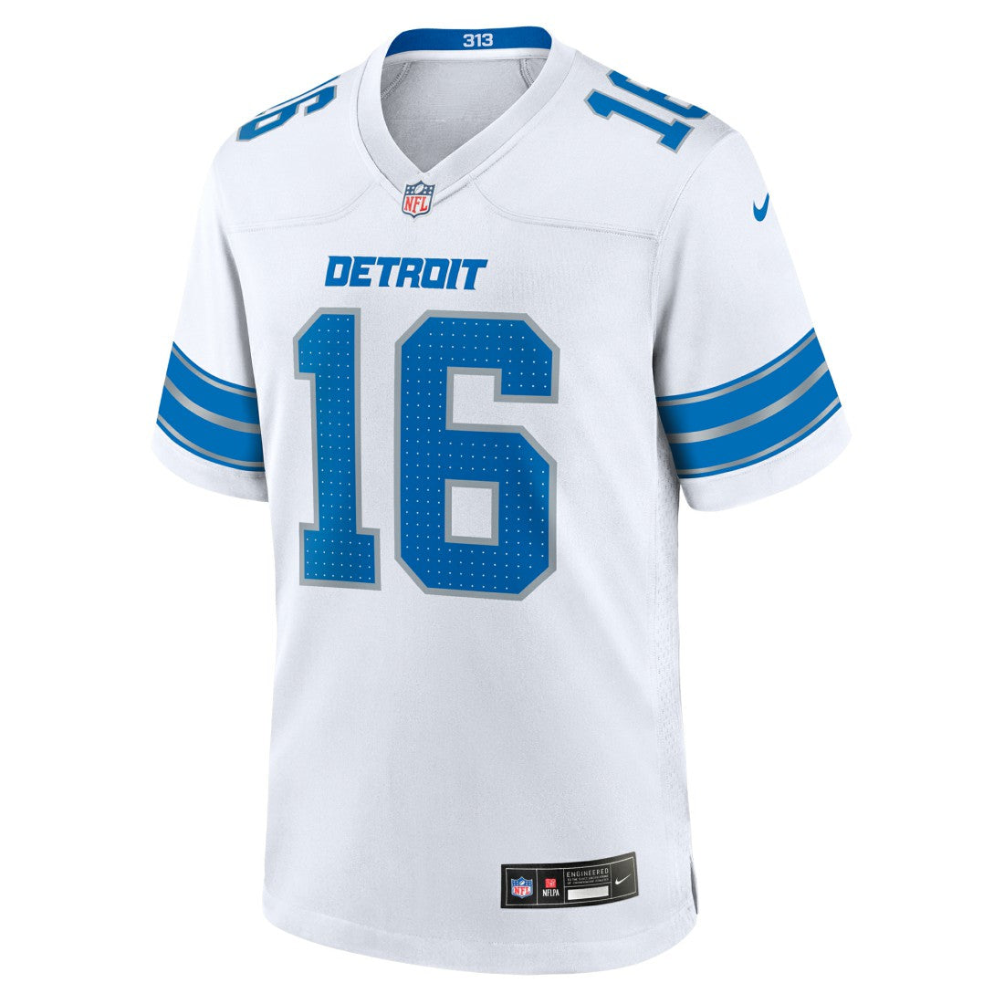 Jared Goff Detroit Lions Game Jersey - White - Nike