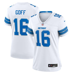 Jared Goff Detroit Lions Women's Game Jersey - White - Nike