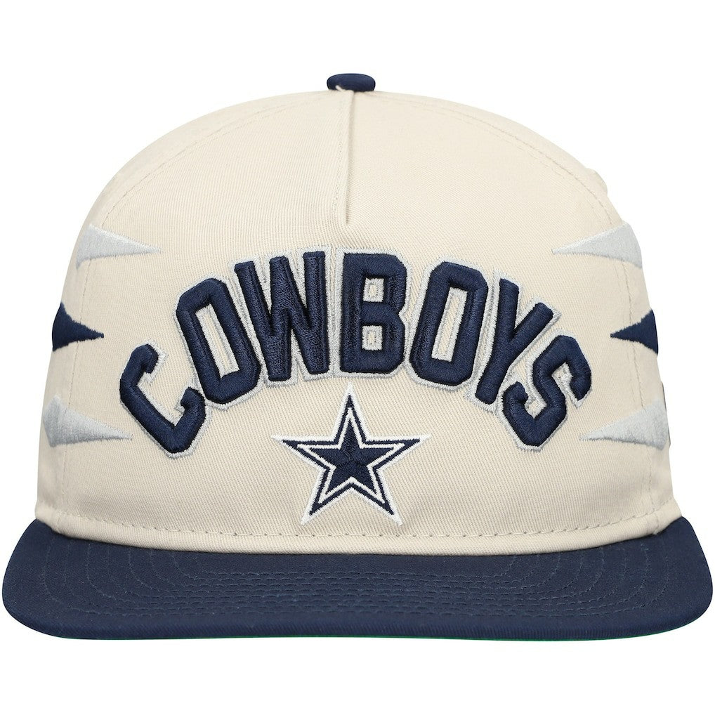 Dallas Cowboys New Era Athletic Golfer Adjustable Hat - Stone/Navy - NFL
