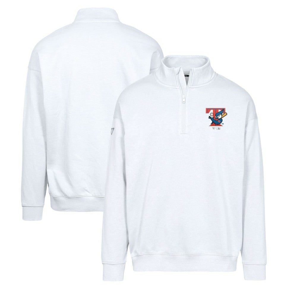 Toronto Blue Jays Levelwear Murray Core Logo Quarter-Zip Pullover Top Outlet