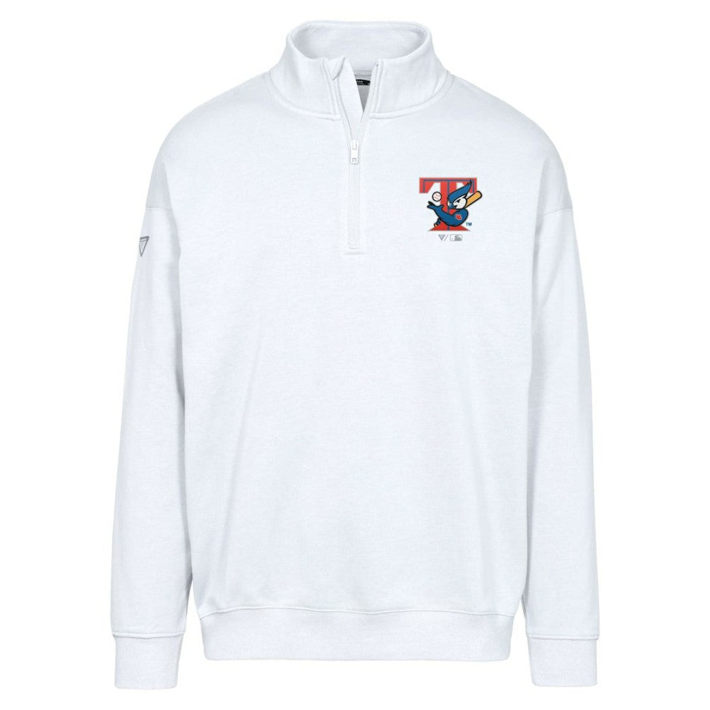 Toronto Blue Jays Levelwear Murray Core Logo Quarter-Zip Pullover Top Outlet