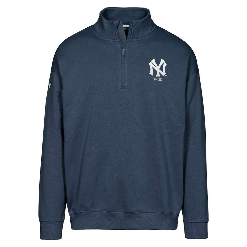 New York Yankees Levelwear Murray Core Logo Quarter-Zip Pullover Top Online