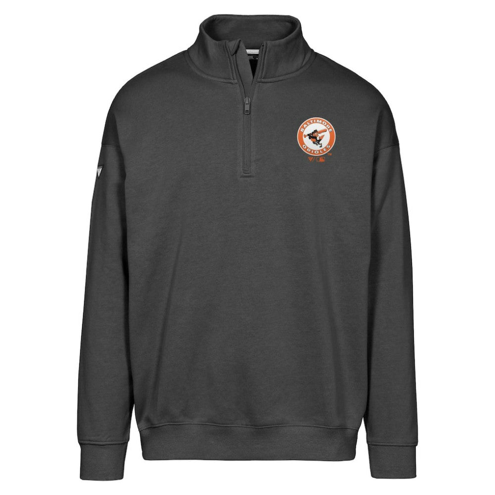 Baltimore Orioles Levelwear Murray Core Logo Quarter-Zip Pullover Top for sale
