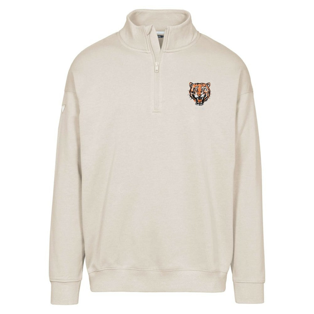 Detroit Tigers Levelwear Murray Core Logo Quarter-Zip Pullover Top Near Me