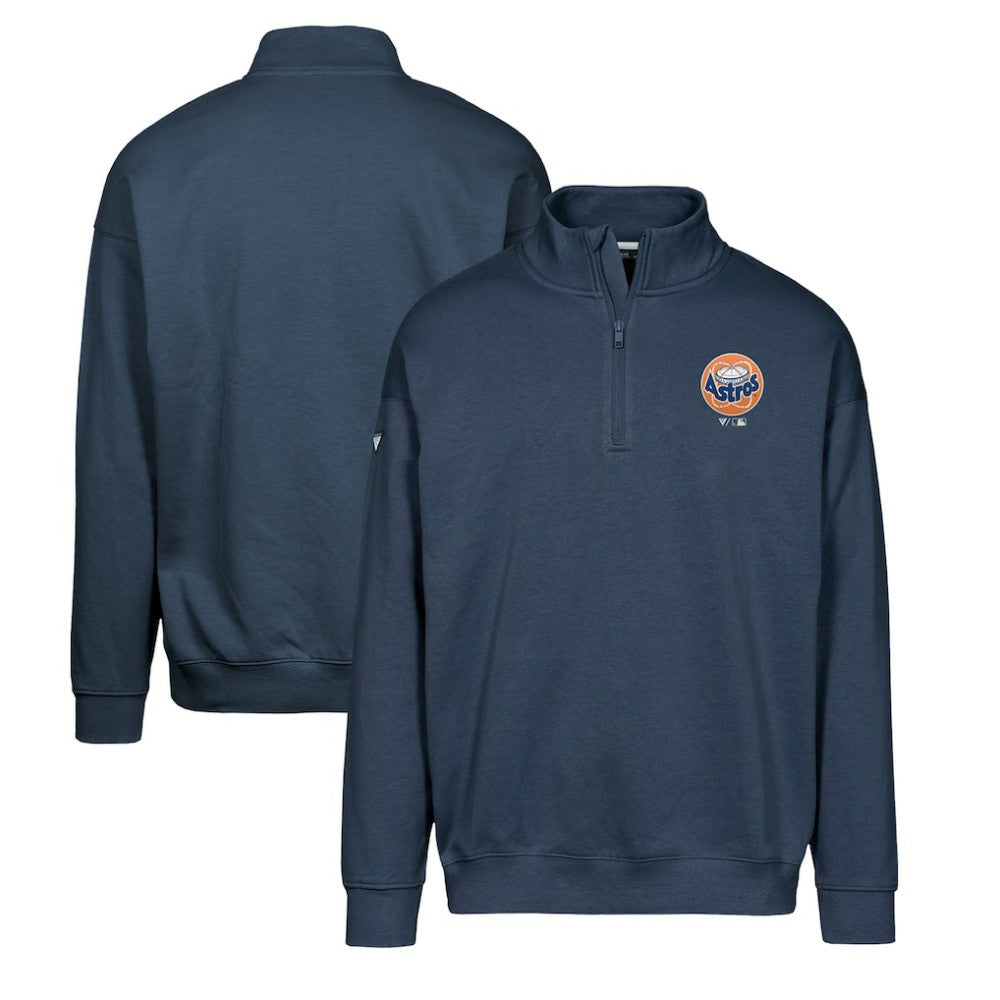 Houston Astros Levelwear Murray Core Logo Quarter-Zip Pullover Top for sale
