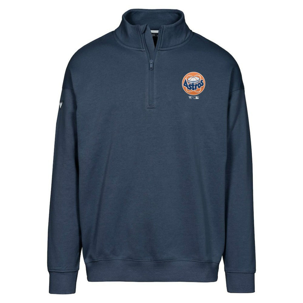Houston Astros Levelwear Murray Core Logo Quarter-Zip Pullover Top for sale
