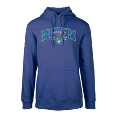 Milwaukee Brewers Levelwear Cooperstown Collection Podium Retro Spellout Pullover Hoodie Near Me
