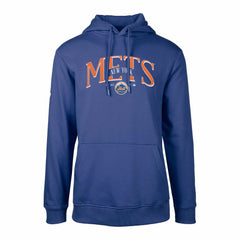 New York Mets Levelwear Cooperstown Collection Podium Retro Spellout Pullover Hoodie for sale
