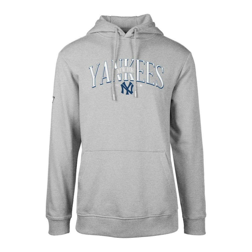 New York Yankees Levelwear Cooperstown Collection Podium Retro Spellout Pullover Hoodie Outlet