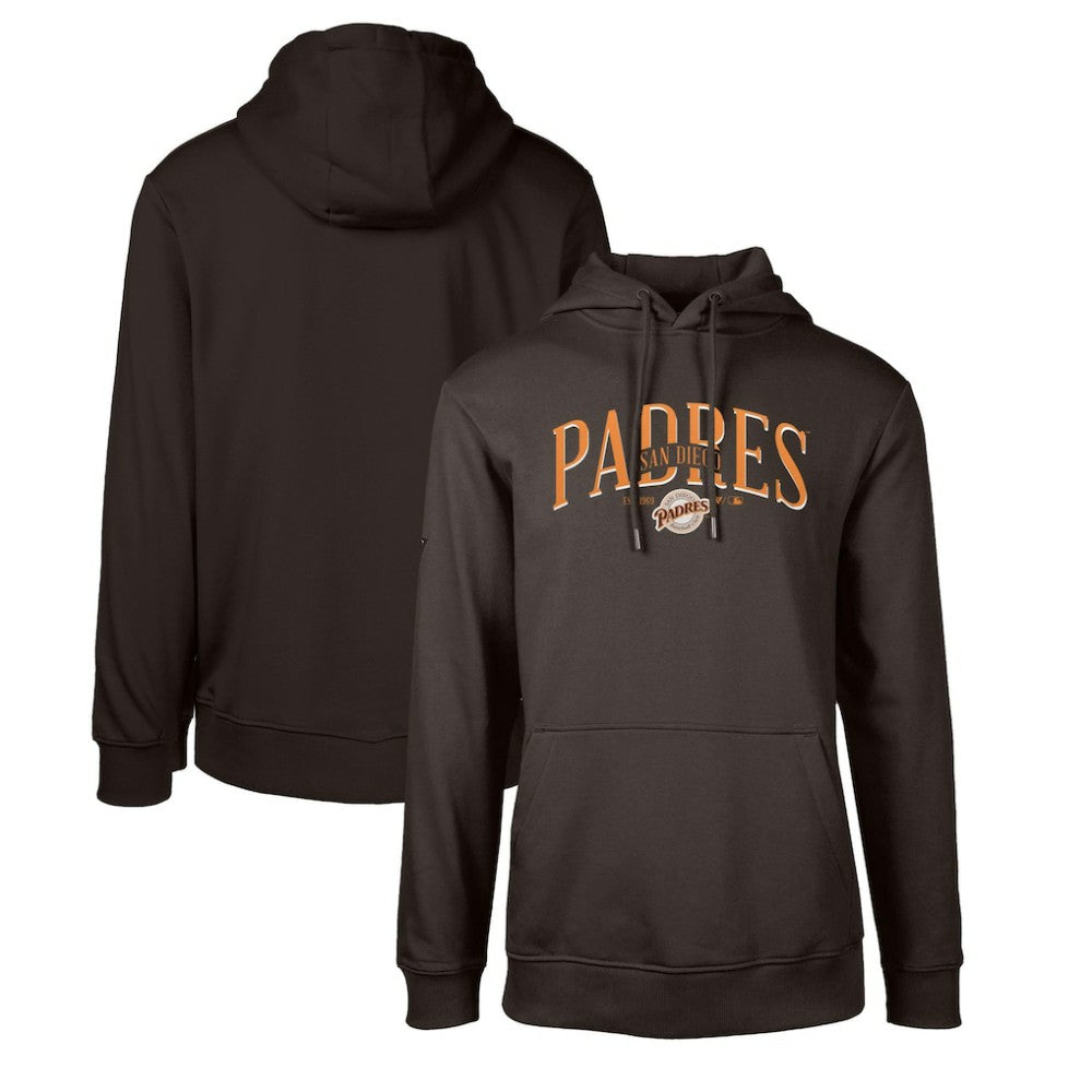 San Diego Padres Levelwear Cooperstown Collection Podium Retro Spellout Pullover Hoodie Discount