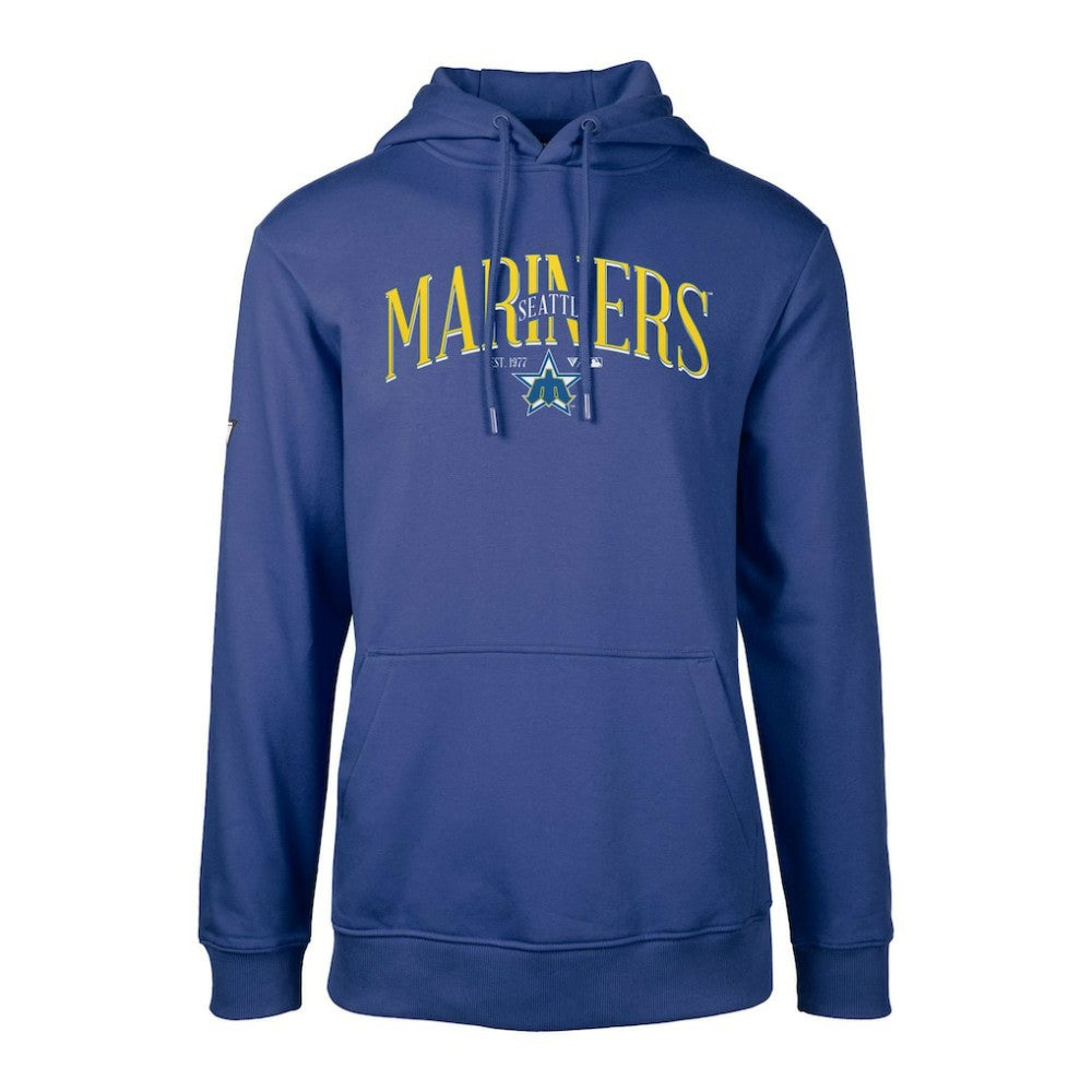 Seattle Mariners Levelwear Cooperstown Collection Podium Retro Spellout Pullover Hoodie Discount