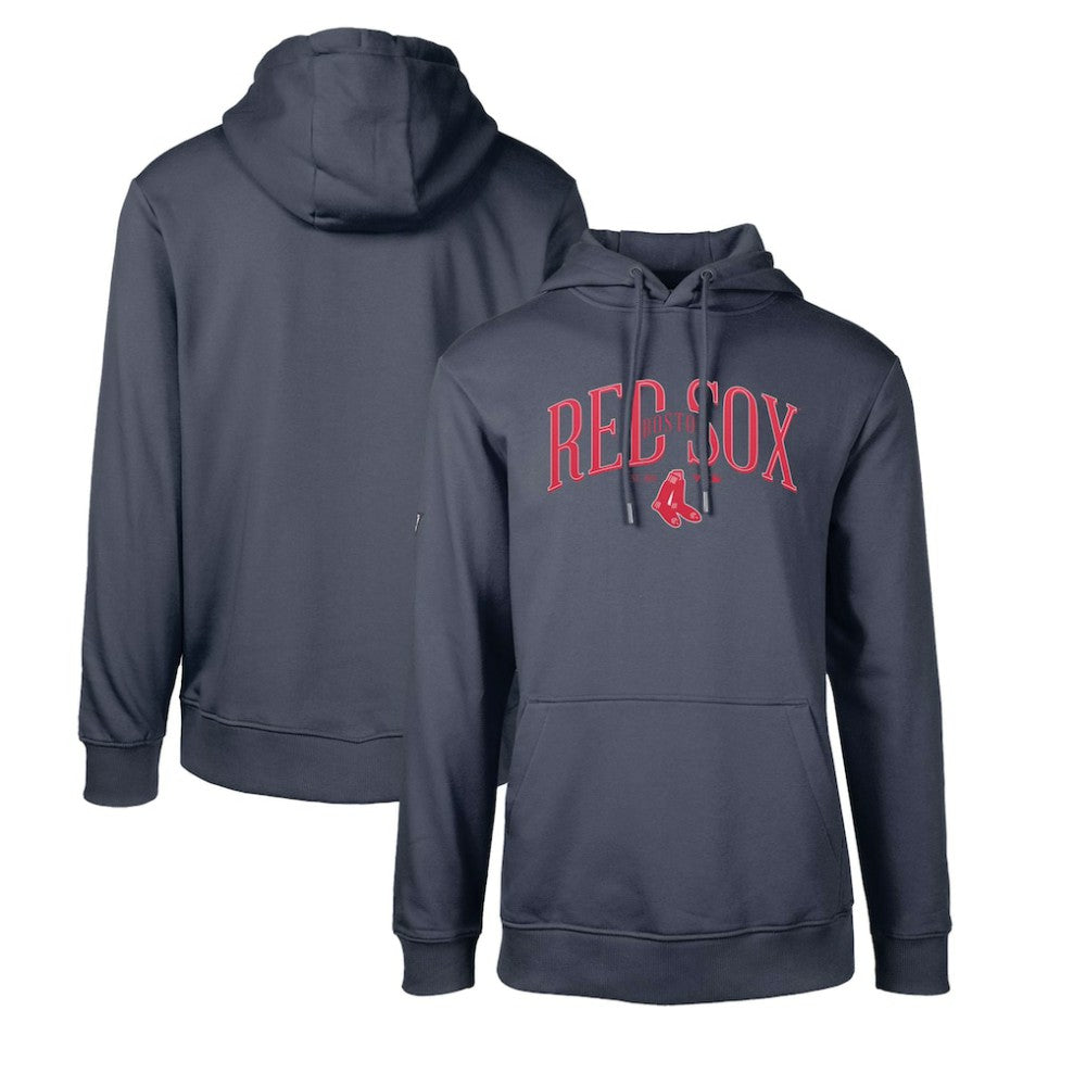 Boston Red Sox Levelwear Cooperstown Collection Podium Retro Spellout Pullover Hoodie Outlet