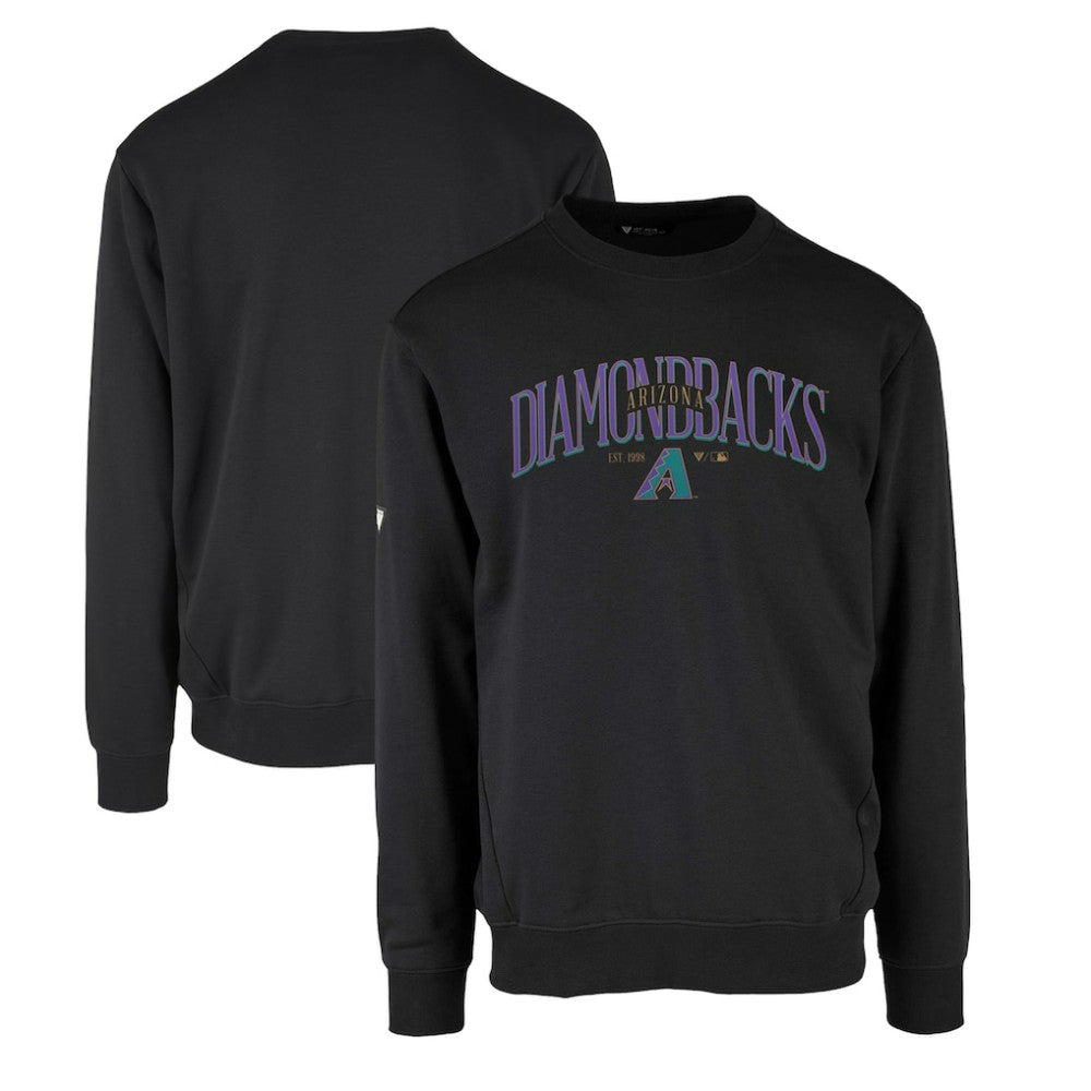 Arizona Diamondbacks Levelwear Zane Cooperstown Collection Retro Spellout Pullover Sweatshirt Discount