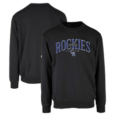 Colorado Rockies Levelwear Zane Cooperstown Collection Retro Spellout Pullover Sweatshirt for sale