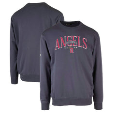 Los Angeles Angels Levelwear Zane Cooperstown Collection Retro Spellout Pullover Sweatshirt Near Me
