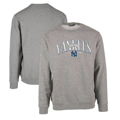 New York Yankees Levelwear Zane Cooperstown Collection Retro Spellout Pullover Sweatshirt for sale