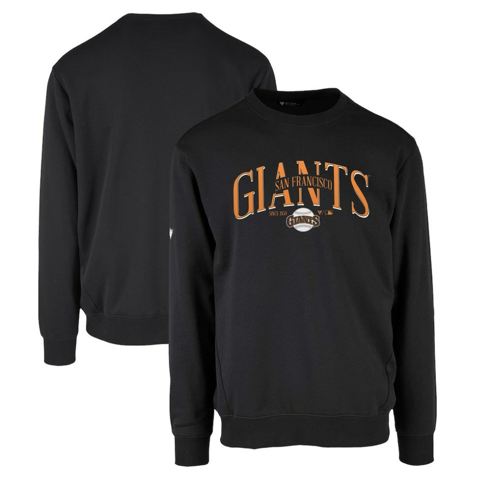 San Francisco Giants Levelwear Zane Cooperstown Collection Retro Spellout Pullover Sweatshirt Discount