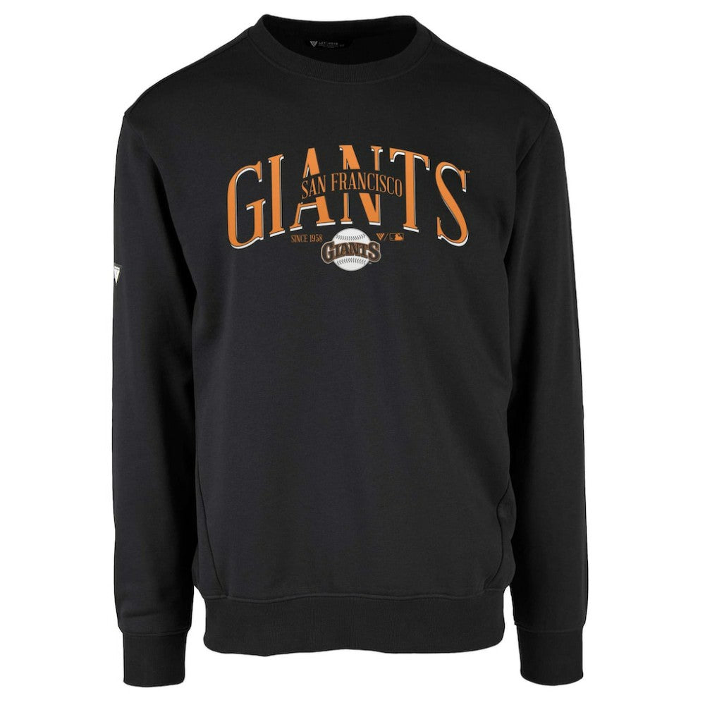 San Francisco Giants Levelwear Zane Cooperstown Collection Retro Spellout Pullover Sweatshirt Discount