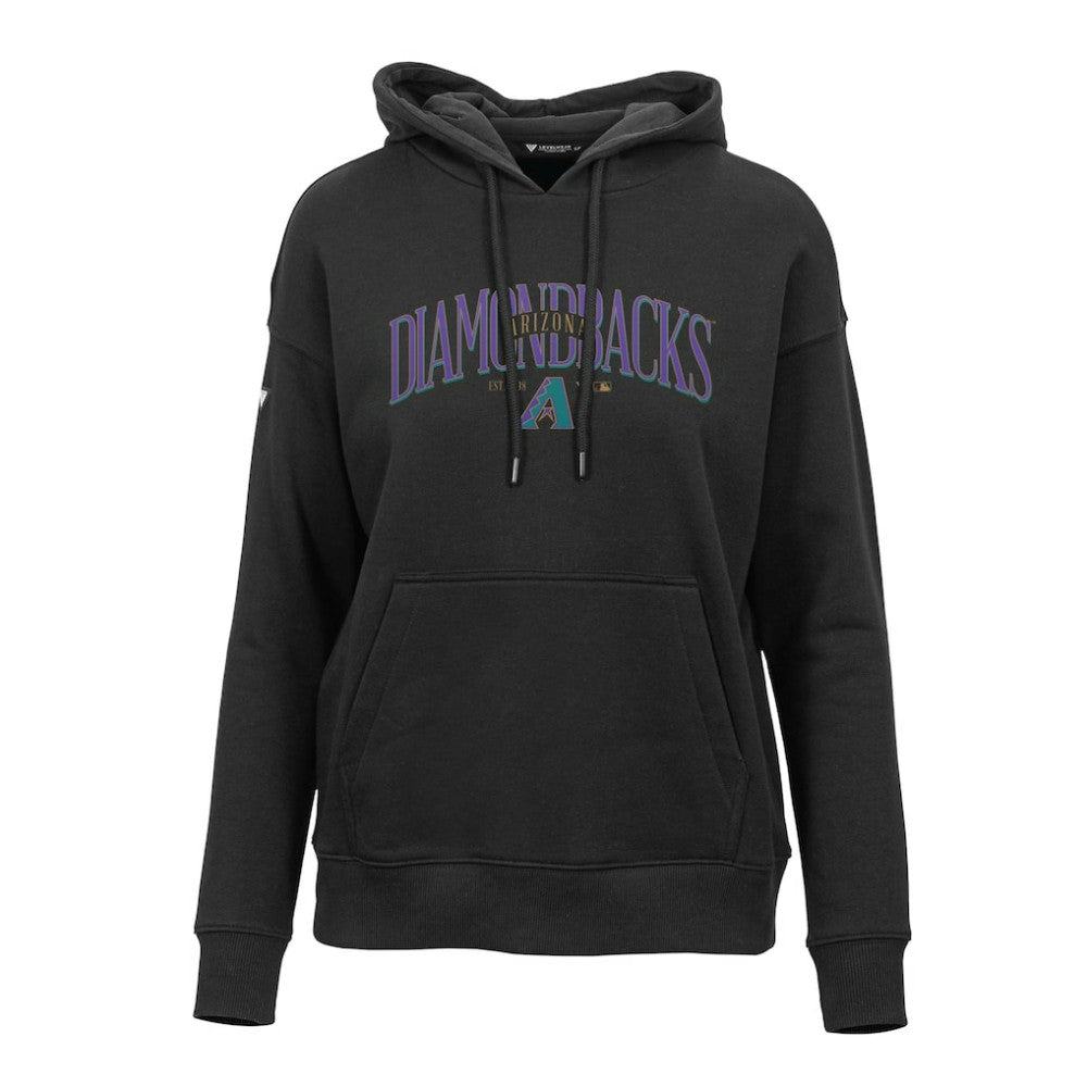 Arizona Diamondbacks Levelwear Women's Adorn Cooperstown Collection Retro Spellout Pullover Hoodie Discount