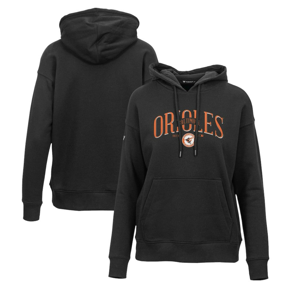 Baltimore Orioles Levelwear Women's Adorn Cooperstown Collection Retro Spellout Pullover Hoodie Discount