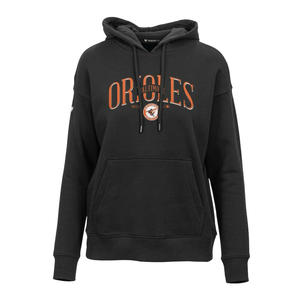 Baltimore Orioles Levelwear Women's Adorn Cooperstown Collection Retro Spellout Pullover Hoodie Discount