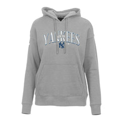 New York Yankees Levelwear Women's Adorn Cooperstown Collection Retro Spellout Pullover Hoodie Sale