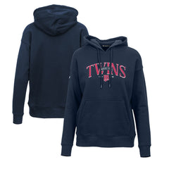 Minnesota Twins Levelwear Women's Adorn Cooperstown Collection Retro Spellout Pullover Hoodie Sale