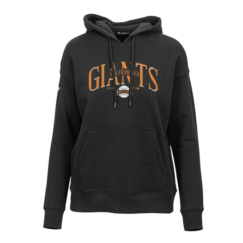San Francisco Giants Levelwear Women's Adorn Cooperstown Collection Retro Spellout Pullover Hoodie Near Me